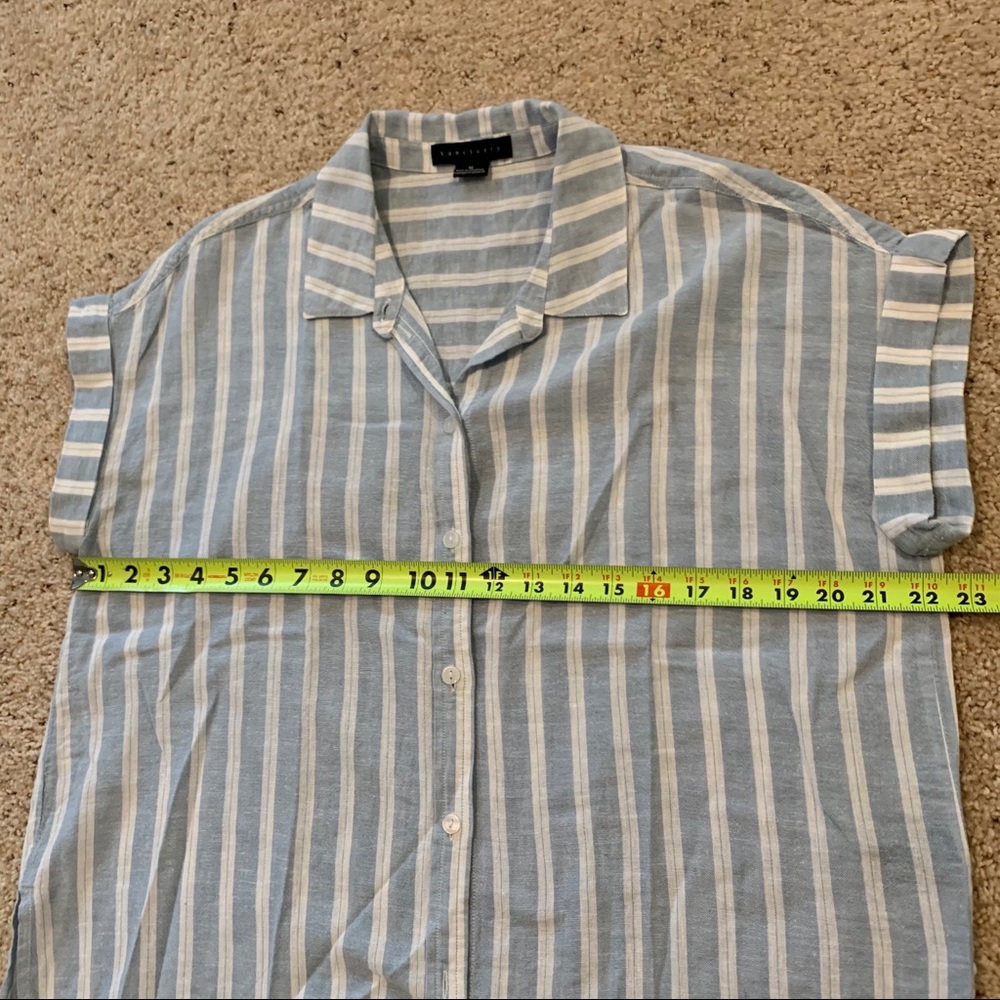 Sanctuary Women's Mod Short Sleeve Boyfriend Shirt - Picture 4 of 8